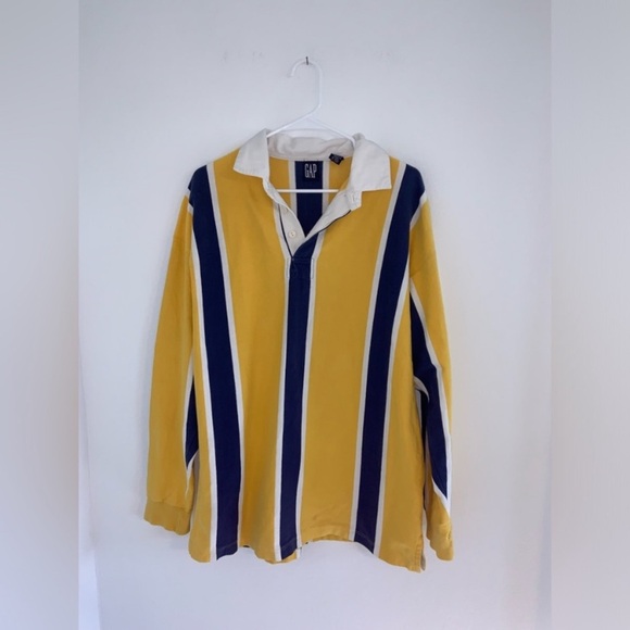 90’s GAP Color Block Rugby Polo Shirt - Picture 6 of 13